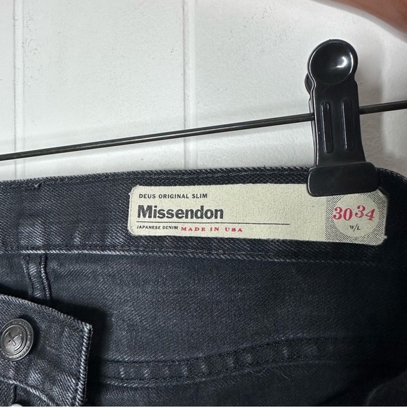 Deus Ex Machina Missendon Slim Fit Button Fly Jeans - Picture 3 of 10